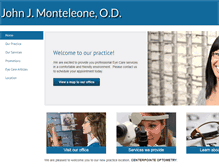 Tablet Screenshot of drmonteleone.com